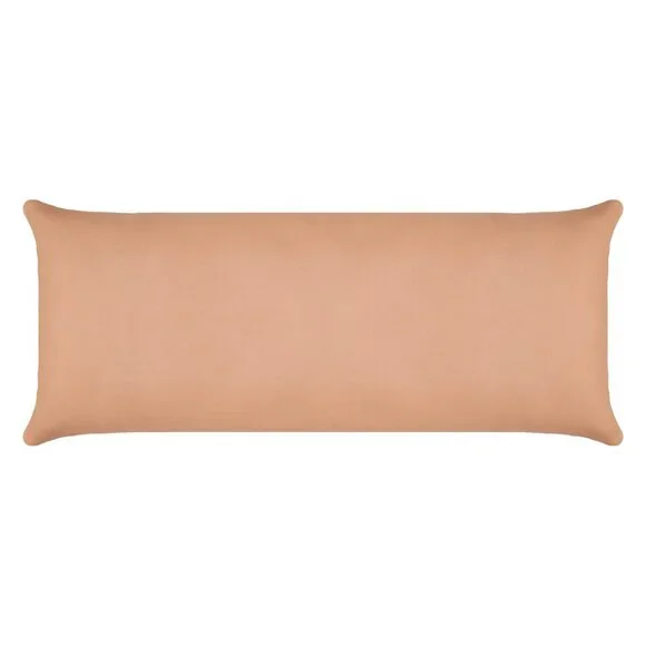 NWT Natural Leather Lumbar Pillow
